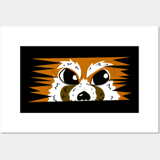 Red Panda Eyes Posters and Art